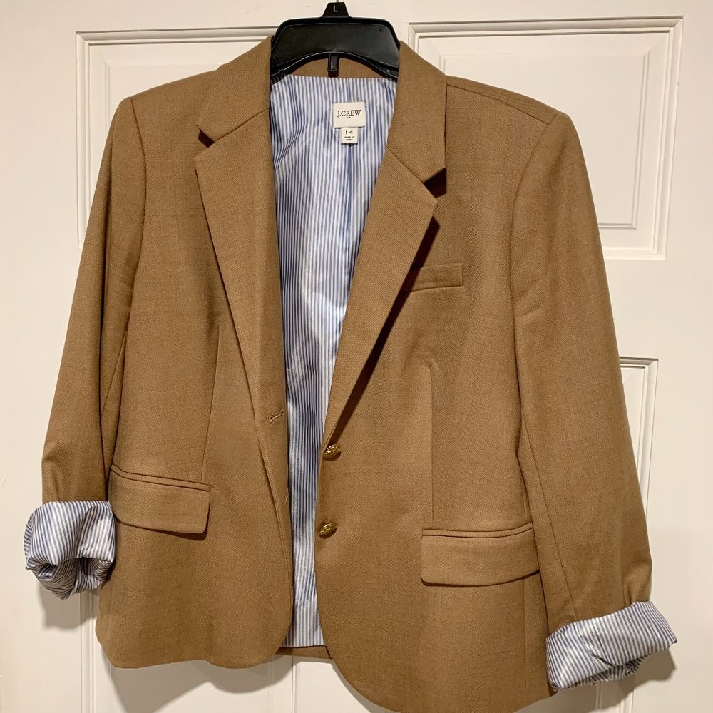 J. Crew Camel Blazer